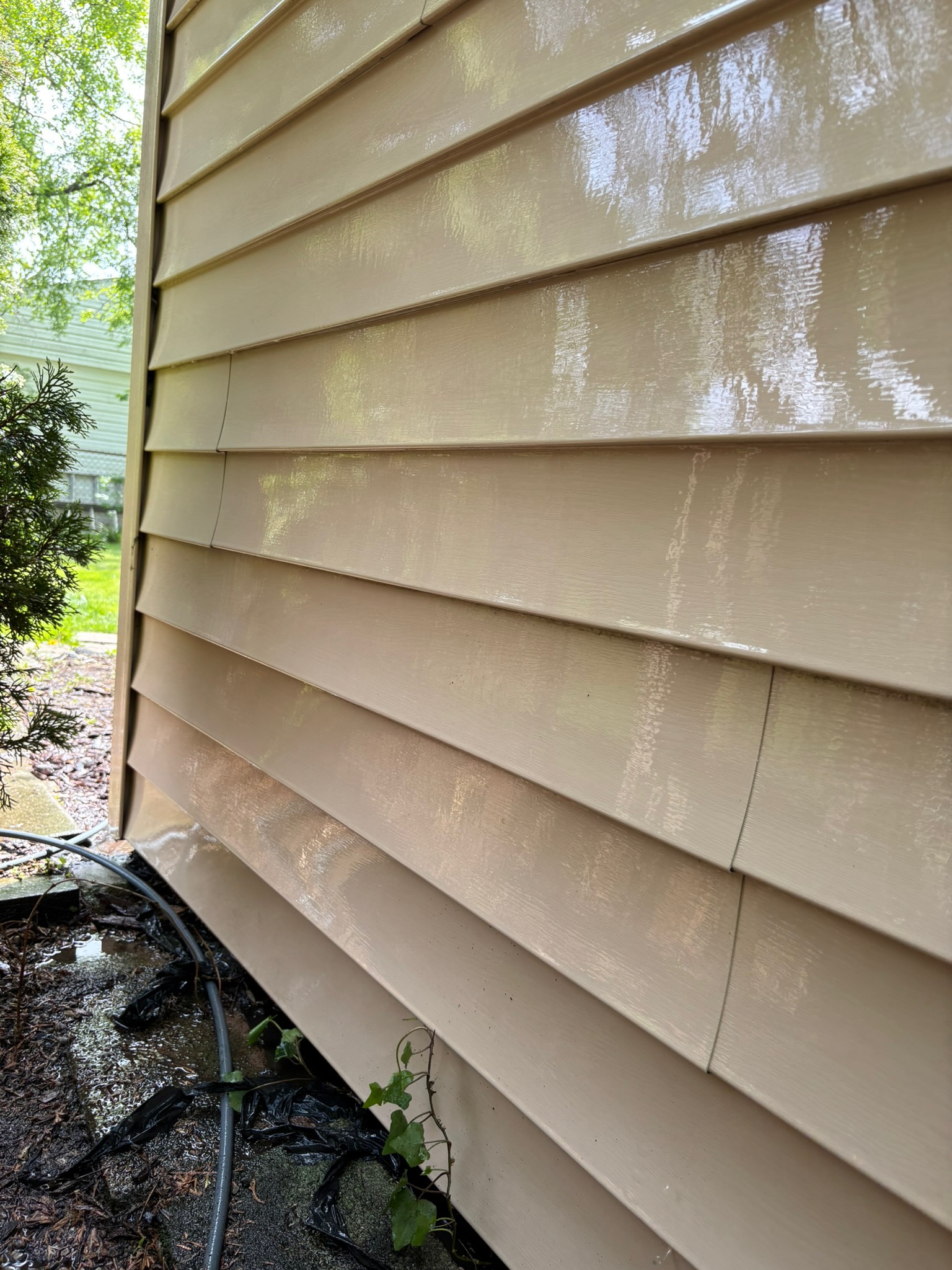 After power washing